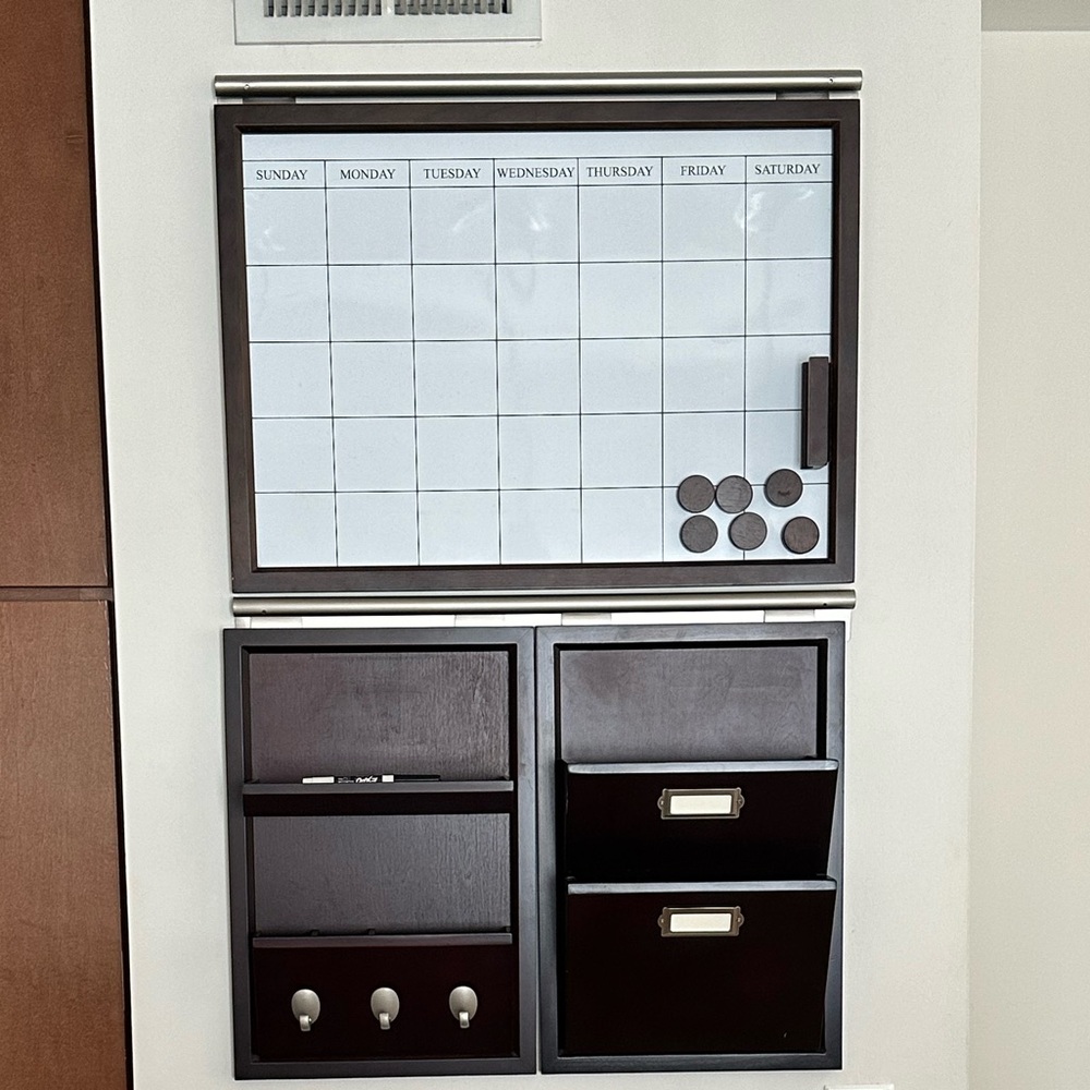Pottery Barn Calendar and Wall Organizers